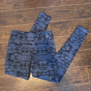 Guy Harvey Heather Gray Ankle Soft Athletic Yoga Leggings, Size XS